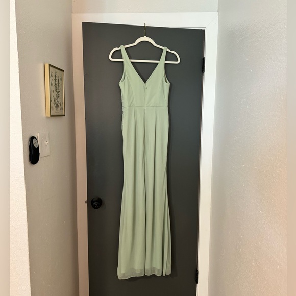 Azazie Leandra Dusty Sage A2 - Picture 6 of 12